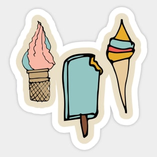 Icecream cone Sticker